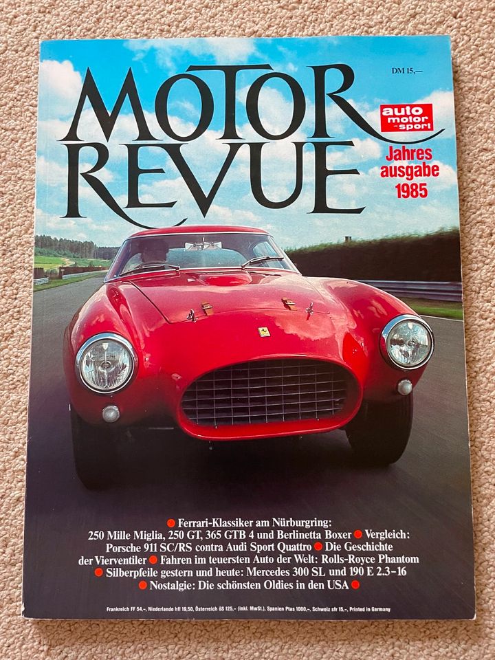 Motor Revue, 14 Hefte, 1977 - 1991, Verkauf auch einzeln in Essen