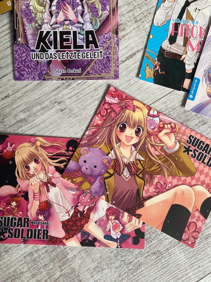 Manga Anime Set Poster Postkarten Merch Zubehör Extras in Riedstadt