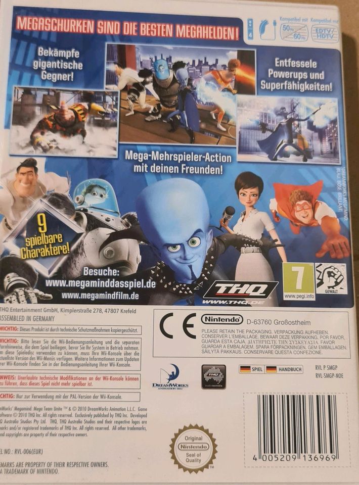 Wii Spiel Megamind in Nürnberg (Mittelfr)