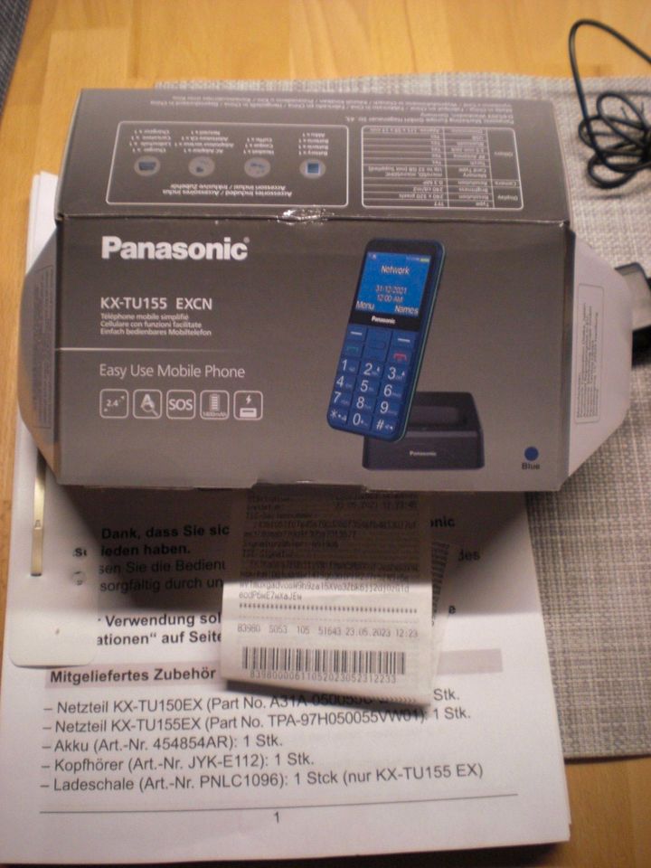 Seniorenhandy Panasonic KX-TU155 EXCN in Wiehl