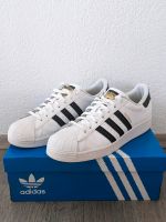 Sneakers Adidas Superstars Gr 45 neuwertig Baden-Württemberg - Helmstadt-Bargen Vorschau