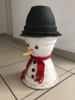 Weihnachtsdeko Schneemann aus Blumentopf 30cm Thüringen - Erfurt Vorschau