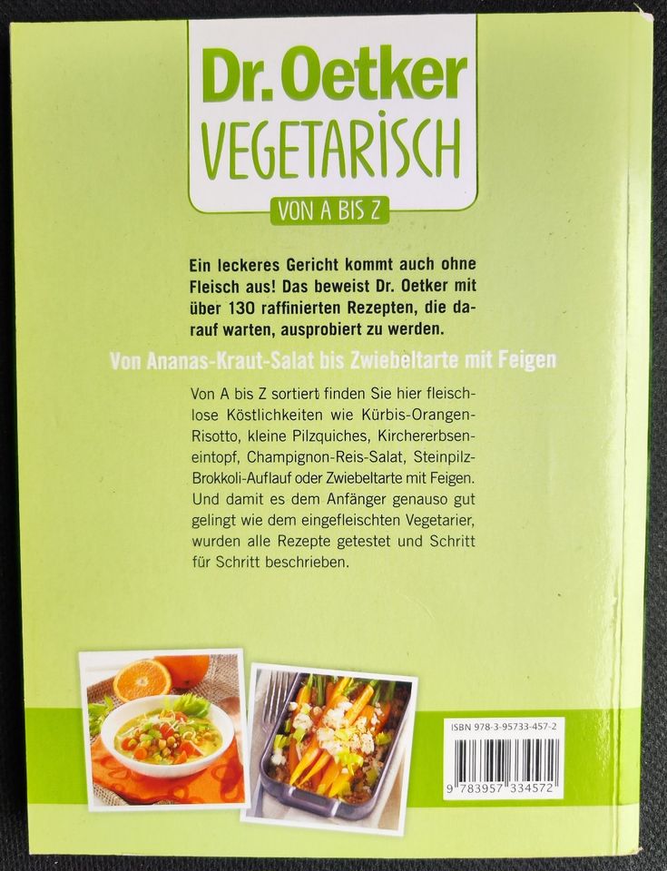 5 Bücher Cook it vegetarisch High Carb Dr. Oetker Kochbuch vegan in Recklinghausen