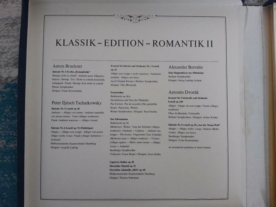 Klassik Edition PARNASS 1-5 , 5 Boxen 40 LP's Vinyl, Schallplatte in München