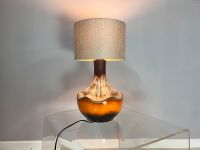 PAN Bodenlampe Seidenschirm 70er orange Lava Pottery Westgermany Vintage Design Leselampe Stehlampe Handwerkskunst Berlin - Mitte Vorschau