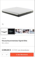 Matratze 160*200 Tempur Hybrid Elite Hessen - Hauneck Vorschau