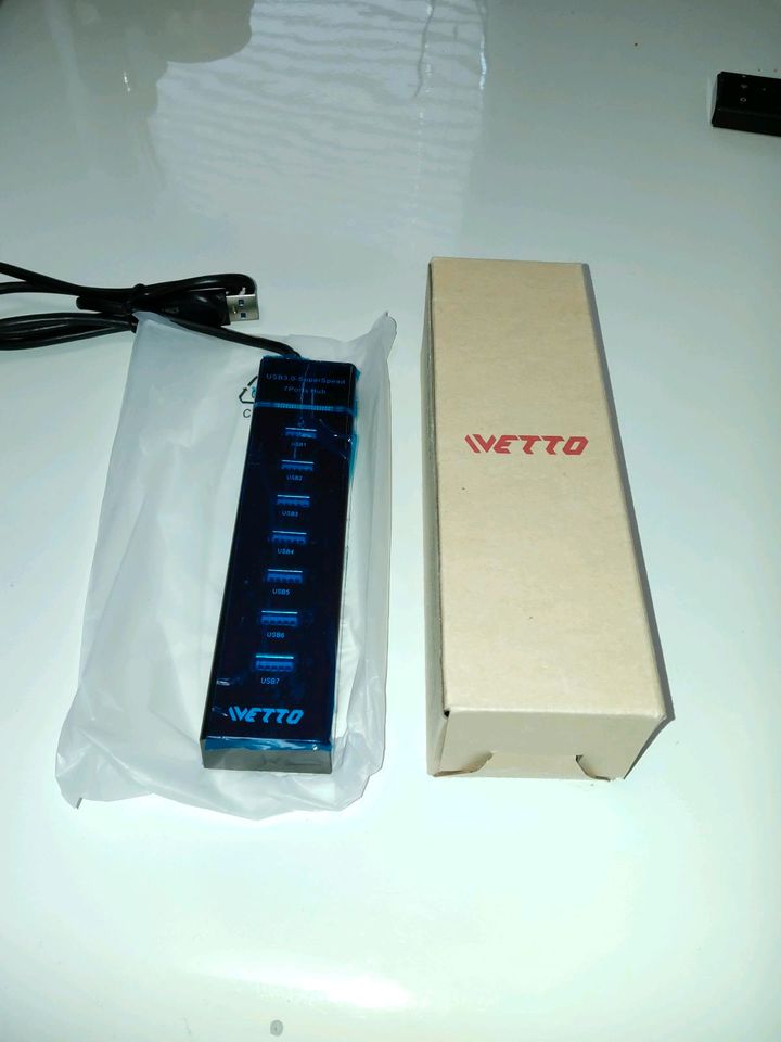 7 Port USB Hub Ivetto Neu in Essen