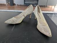 Wunderschöne Brautschuhe Glitzer  ivory Gr 39  Tamaris Rheinland-Pfalz - Trier Vorschau