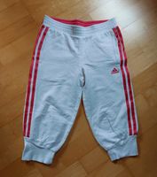 Sporthose weiß/pink, 3/4 lang, Gr. 140, Adidas Baden-Württemberg - Nehren Vorschau