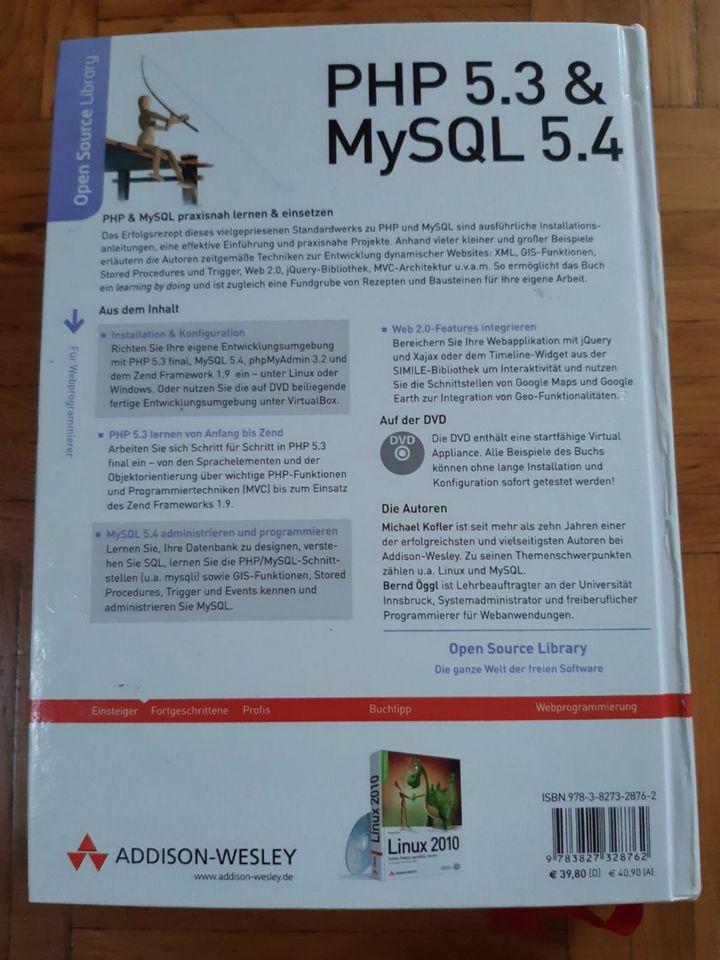 Buch PHP 5.3 & MySQL 5.4 Programmierung inkl. DVD 840 Seiten in Bonn