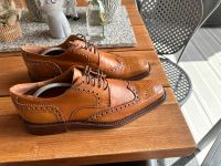 Budapester Hamlet Prime Shoes Echt Leder braun Size 44 Bayern - Kleinostheim Vorschau