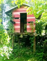 Spielhaus Holzhäuschen Stelzenhaus mit Blechdach Bayern - Büchlberg Vorschau