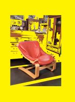 70er Design Nelo Kroken Sessel Lounge Chair Stuhl Sofa Couch Baden-Württemberg - Marbach am Neckar Vorschau