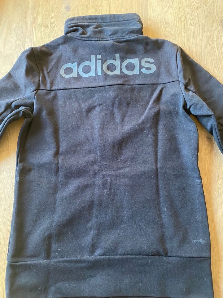 Adidas-Sweatshirtjacke, schwarz, Gr. S in Hückeswagen
