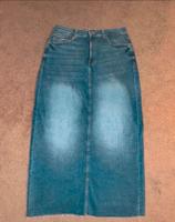 Bershka Jeansrock Midirock mit Schlitz Gr. 40 blau Bielefeld - Heepen Vorschau
