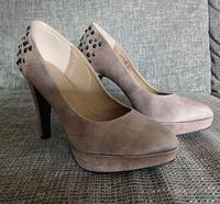 High Heels Gr. 39 graubraun Baden-Württemberg - Waiblingen Vorschau