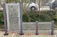 Sichtschutzzaun mit Tür, aus ALUMINIUM Nordrhein-Westfalen - Eitorf Vorschau