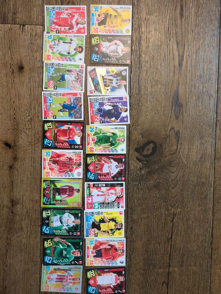 20 Match Attax Bundesligakarten in Hauptstuhl