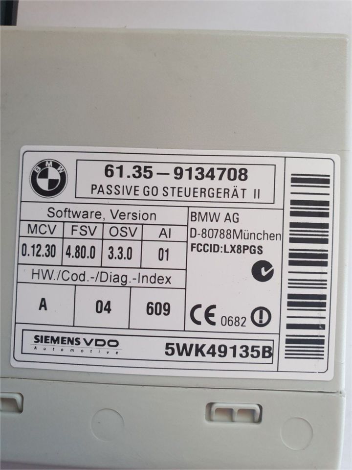 BMW Steuergerät II passive go Siemens VDO 61359134708 in Bremervörde