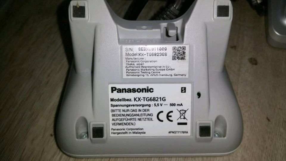 Panasonic  DECT Telefonstation KX-TGA 6821 G mit Mobilteil in Nümbrecht