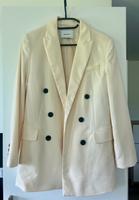 Fließender Longblazer mit Knöpfen stradivarius Creme beige XS Hessen - Butzbach Vorschau