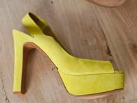 ZARA Sling Pumps 39 limette gelb NEU Wildleder BUFFALO Wuppertal - Oberbarmen Vorschau