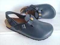 Damen Schuhe Birkenstock ESD Clog Tokio Gr 40 dunkel blau Leder Nordrhein-Westfalen - Erkrath Vorschau