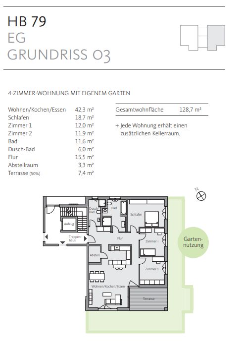 Großzügige 4-Zimmer-Garten-Wohnung in Friedberg (Hessen)