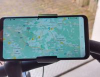 PEARL Smartphone-Halterung für Fahrräder, bis 17cm (6,7"), Alu Saarland - Kirkel Vorschau