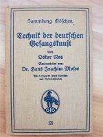 Oskar Noe: Technik der deutschen Gesangskunst - von 1921 Hannover - Nord Vorschau