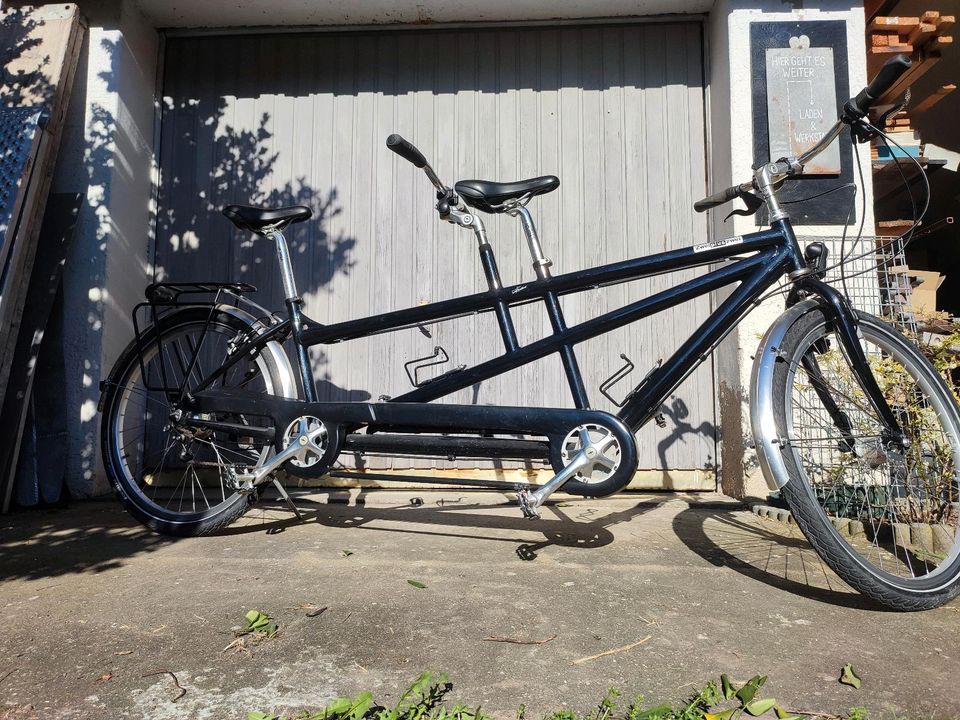 Tandem Fahrrad Rohloff - zweipluszwei Tour in Urbach