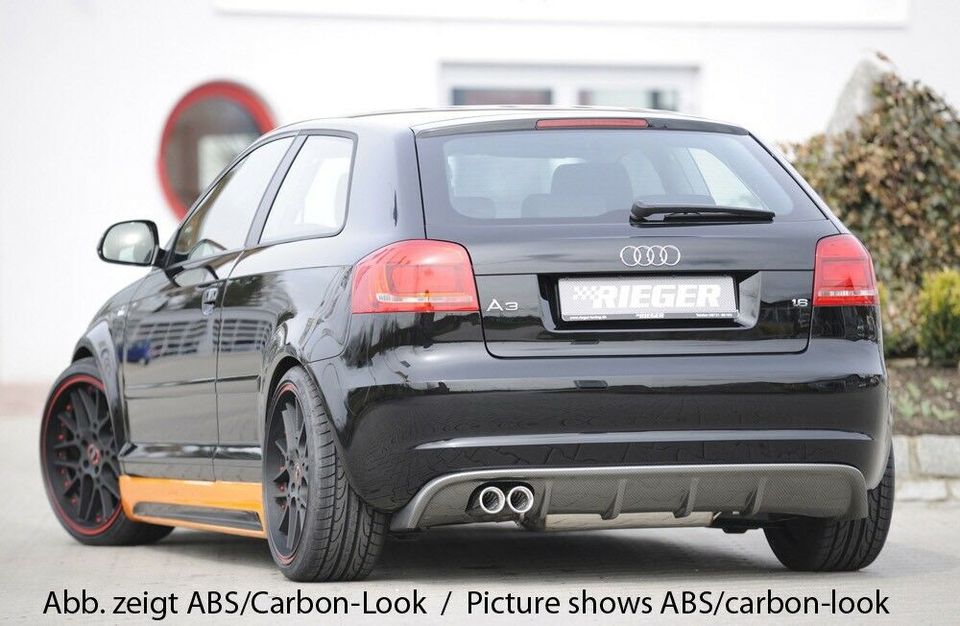 Audi A3 8P Diffusor Heck Heckansatz 3-tür/ Cabrio in Harsewinkel