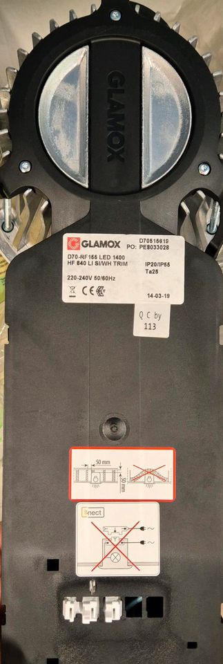 GLAMOX D70 LED Einbauleuchte in Düsseldorf