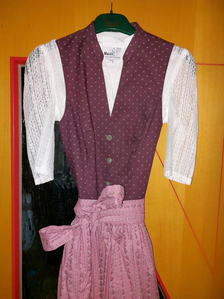 Dirndl mit Bluse, Tracht, Wenger, Gr. 34, lila/altrosa in Wasserburg am Inn