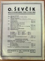 O. Ševčik Meisterwerke für Violine Op. 1, Heft I Stuttgart - Degerloch Vorschau