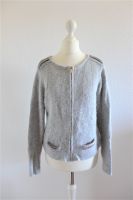 luxe by VILA Clothes Strickjacke Angora hellgrau silber S M 36 38 Neuhausen-Nymphenburg - Neuhausen Vorschau