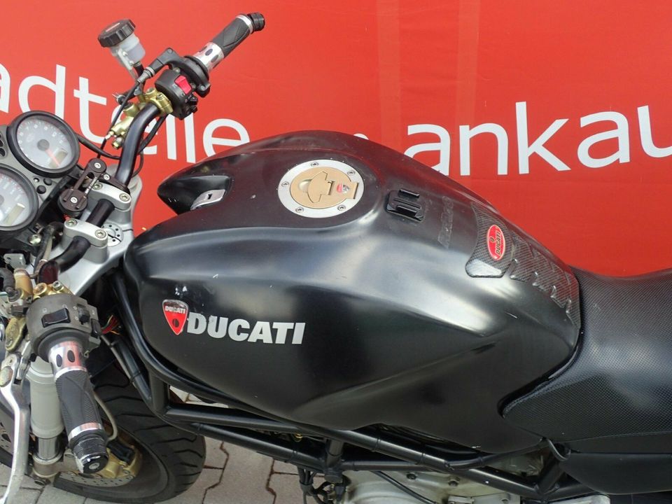 Ducati Monster 620 M4 Rahmen Gabel Sitzbank Tacho Tank Motor in Mantel