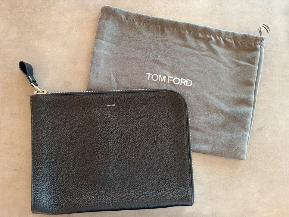 TOM FORD Soft Grain Leather Zip Portfolio ungetragen in Frankfurt am Main