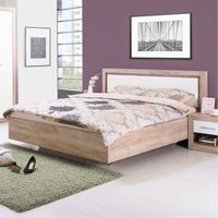 Bett Holzbett Futonbett Doppelbett Eiche Holz 160x200 NEU 084-Fr Frankfurt am Main - Innenstadt Vorschau