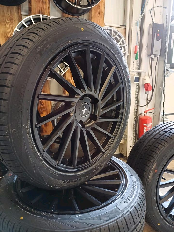 Neue 20 Zoll Alufelgen mit Sommerreifen für Audi Q7 Porsche Cayenne VW Touareg Keskin KT 17 9x20 ET 50 5x130 265/45 R20 sofort abholbereit Sommerräder Kompletträder Felgen in Lengede