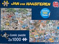 Jan Van Haasteren Puzzle 2x 1000 Teile Neuhausen-Nymphenburg - Neuhausen Vorschau