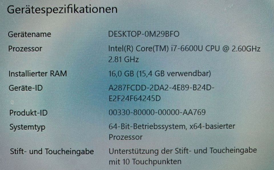 Lenovo ThinkPad X1 Yoga 14"WQHD i7-6600 256 SSD Win10Pro Office in Wolfsburg