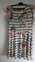 Atmosphere Kleid 44 Jersey  beige blau Blumenmuster Sommerkleid Nordrhein-Westfalen - Lienen Vorschau