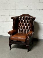 Antik XL Ohrensessel Ledersessel Chesterfield Art Deco Vintage Nordrhein-Westfalen - Mönchengladbach Vorschau