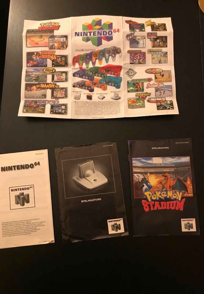 Pokemon Stadium für Nintendo Spiel, N64 + Spieleberater in Wienburg