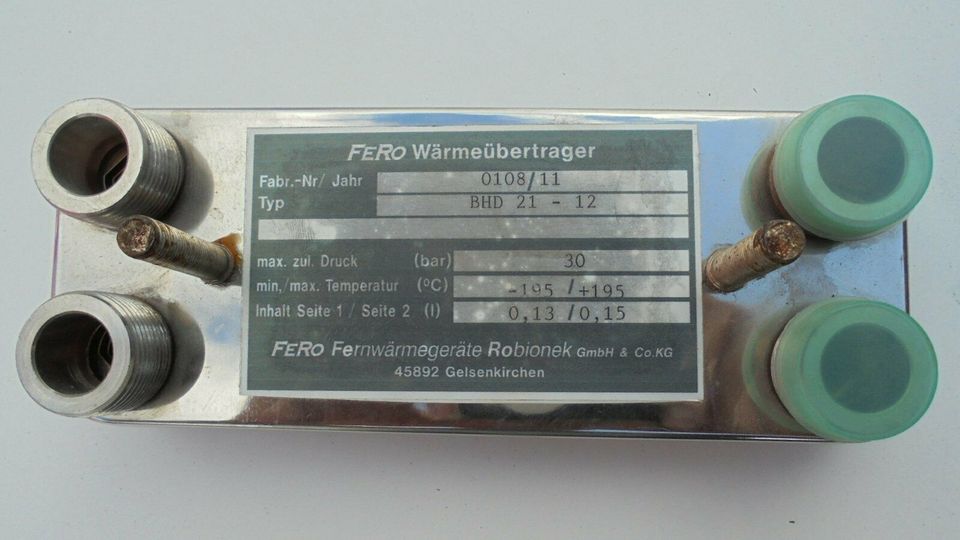 Wärmetauscher neu 3/4" BHD21-12  30bar in Schwedt (Oder)