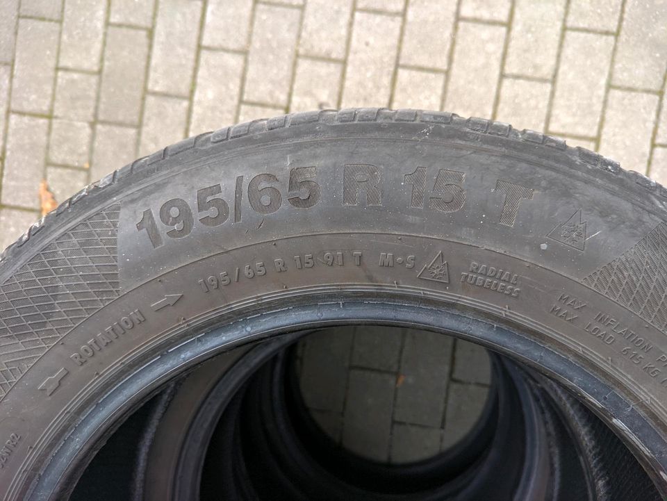 Allwetterreifen zu verschenken 195 65 R15 T in Demitz-Thumitz