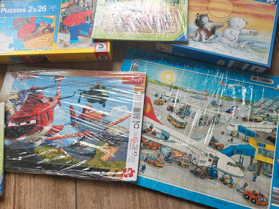 Kinder Puzzle Ravensburger Cars Benjamin Blümchen / Pussel in Weiler bei Monzingen