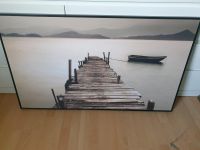 Wandbild mit Steg und Boot Niedersachsen - Moormerland Vorschau