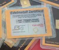 0,5 gramm Feingold  ESG Valcambi Laminiert Brandenburg - Rangsdorf Vorschau